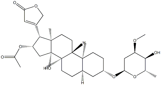 瓦氏清明花苷 结构式