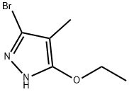 1H-Pyrazole,3-bromo-5-ethoxy-4-methyl-(9CI) 结构式