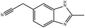 5-Benzimidazoleacetonitrile,2-methyl-(8CI) 结构式