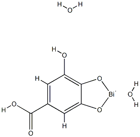 Bismuth  subgallate  hydrate 结构式