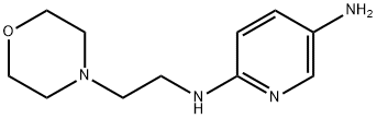 2-N-[2-(morpholin-4-yl)ethyl]pyridine-2,5-diamine 结构式