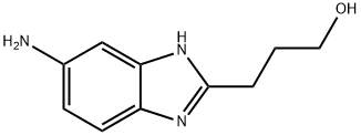 1H-Benzimidazole-2-propanol,5-amino-(9CI) 结构式