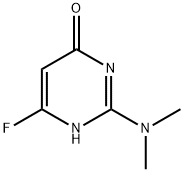 4(1H)-Pyrimidinone,2-(dimethylamino)-6-fluoro-(9CI) 结构式