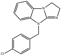 9-(4-chlorobenzyl)-2,9-dihydro-3H-imidazo[1,2-a]benzimidazole 结构式