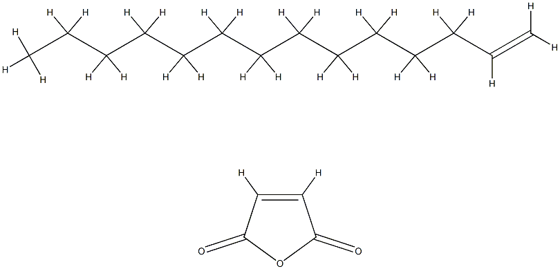 POLY(MALEIC ANHYDRIDE-ALT-1-TETRADECENE) 结构式