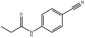 N(4-氰基苯基)丙酰胺 结构式