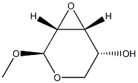 Methyl2,3-anhydro-beta-D-ribopyranoside 结构式