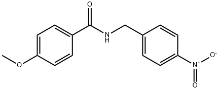 4-methoxy-N-(4-nitrobenzyl)benzamide 结构式