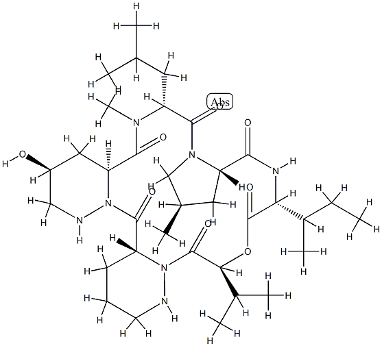 孤霉素 D2 结构式