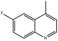 6-氟-4-甲基喹啉 结构式