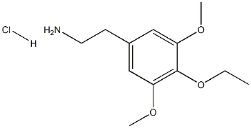 Escaline (hydrochloride) 结构式