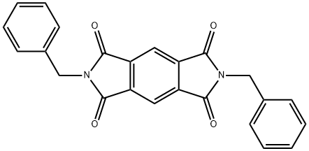 2,6-Dibenzylbenzo[1,2-c:4,5-c']dipyrrole-1,3,5,7(2H,6H)-tetrone 结构式