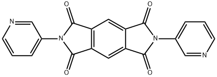 N,N'-双-(3-吡啶基)苯四甲酰亚胺 结构式