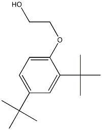 2,4-di-tert-butylphenol, ethoxylated 结构式