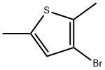 3-溴-2,5-二甲基噻吩 结构式