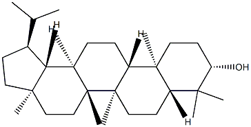 5α-Lupan-3β-ol 结构式