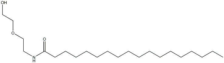 Poly(oxy-1,2-ethanediyl), .alpha.-2-(1-oxooctadecyl)aminoethyl-.omega.-hydroxy- 结构式