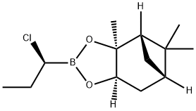 (+)-PINANEDIOL (1S)-CHLORO-PROPYLBORONATE 结构式