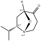 8-Oxa-1-azabicyclo[3.2.1]octan-4-one,7-(1-methylethyl)-,(1R,5R,7S)-rel-(9CI) 结构式