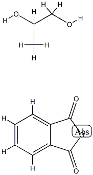 1,3-异苯并呋喃二酮与1,2-丙二醇的聚合物 结构式