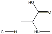 N-METHYL-DL-ALANINE HYDROCHLORIDE 结构式