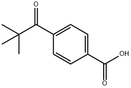 4-叔戊酰苯甲酸 结构式
