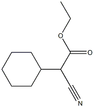 氰基(环己基)乙酸乙酯 结构式