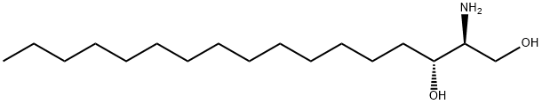 D-ERYTHRO-SPHINGANINE (C17 BASE);SPHINGANINE (D17:0) 结构式