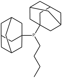正丁基二(1-金刚烷基)膦 结构式