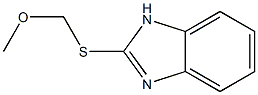 1H-Benzimidazole,2-[(methoxymethyl)thio]-(9CI) 结构式