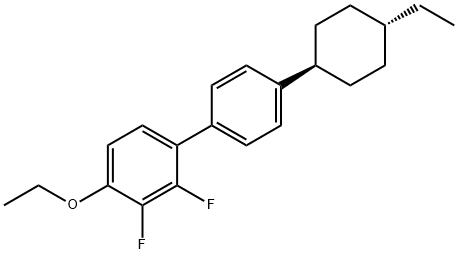 4-乙氧基-4'-(反式-4-乙基环己基)-2,3-二氟-1,1'-联苯 结构式