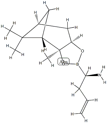 (R)-BoroAlg(+)-Pinanediol 结构式