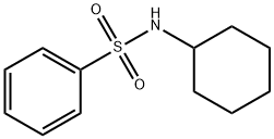 N-环己基苯磺酰胺 结构式