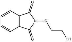 2-(2-羟基乙氧基)异吲哚啉-1,3-二酮 结构式