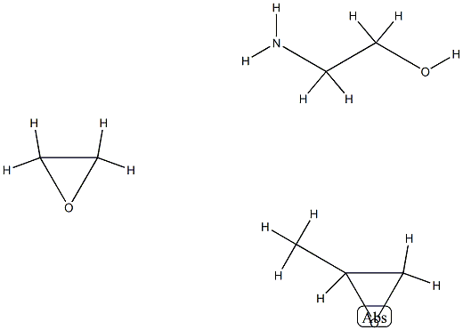 Ethanol, 2-amino-, polymer with methyloxirane and oxirane 结构式