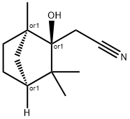Bicyclo[2.2.1]heptane-2-acetonitrile, 2-hydroxy-1,3,3-trimethyl-, (1R,2R,4S)-rel- (9CI) 结构式
