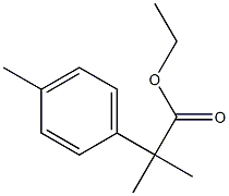 α,α,4-Trimethylbenzeneacetic acid ethyl ester 结构式