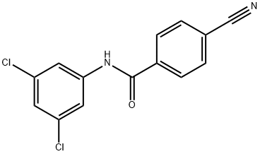 4-cyano-N-(3,5-dichlorophenyl)benzamide 结构式