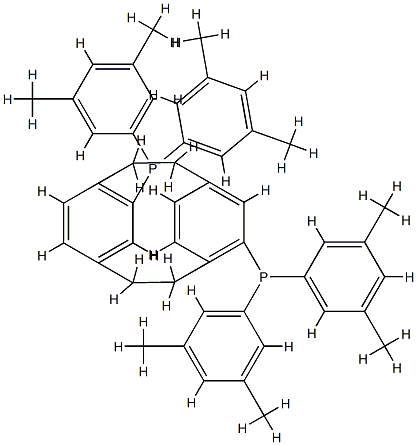 (R)-(-)-4,12-二[二(3,5-二甲基苯基)膦]对环芳 结构式