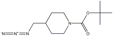 tert-butyl 4-(azidomethyl)piperidine-1-carboxylate(SALTDATA: FREE) 结构式