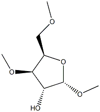 Methyl 3-O,5-O-dimethyl-α-D-xylofuranoside 结构式