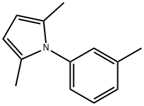 2,5-dimethyl-1-(3-methylphenyl)-1H-pyrrole 结构式