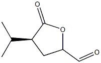 L-glycero-Penturonic acid, 3,4-dideoxy-4-(1-methylethyl)-, gamma-lactone, (2Xi)- (9CI) 结构式