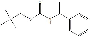 α-Methylbenzylcarbamic acid neopentyl ester 结构式