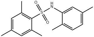 N-(2,5-dimethylphenyl)-2,4,6-trimethylbenzenesulfonamide 结构式