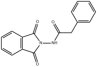 N-(1,3-dioxo-1,3-dihydro-2H-isoindol-2-yl)-2-phenylacetamide 结构式