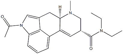 Lysergamide, 1-acetyl-N,N-diethyl- (6CI,7CI) 结构式