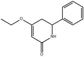 2(1H)-Pyridinone,4-ethoxy-5,6-dihydro-6-phenyl-(9CI) 结构式