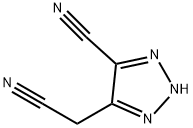 2H-1,2,3-Triazole-4-acetonitrile,5-cyano-(9CI) 结构式