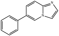 6-苯基咪唑并[1,2-A]吡啶 结构式